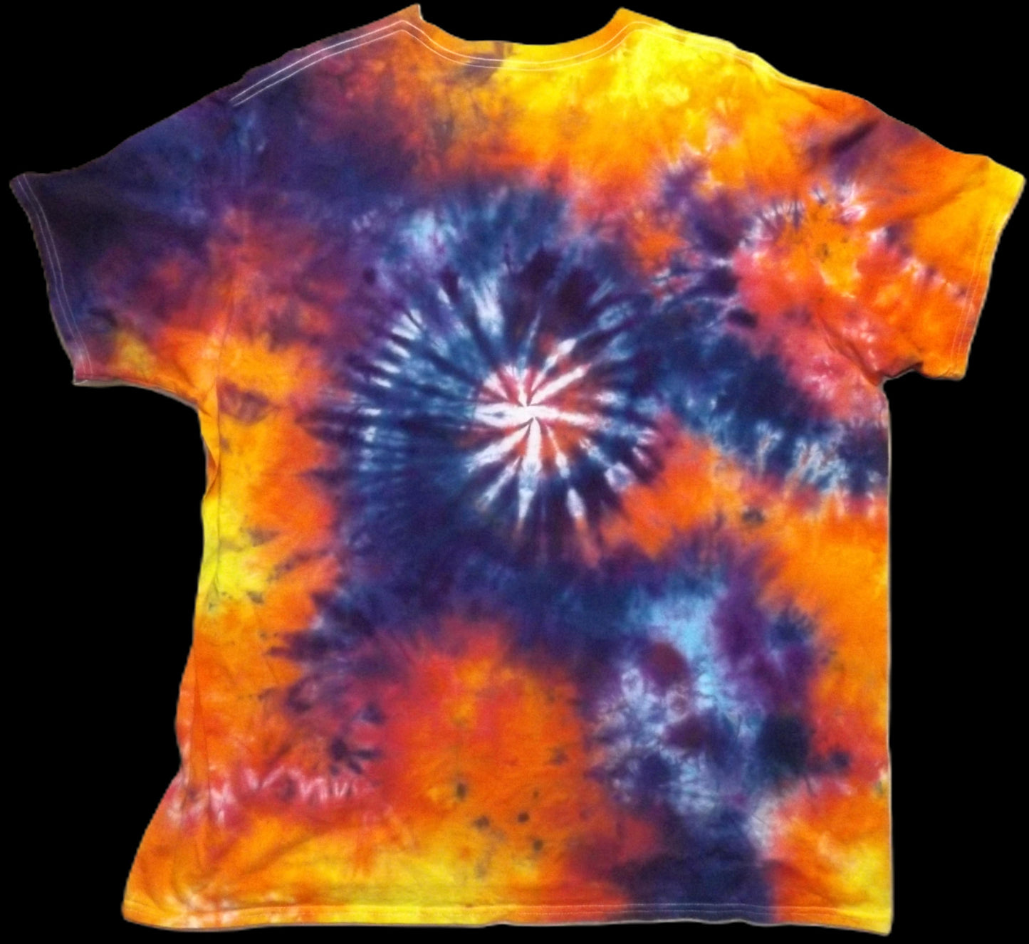 Galaxy Tie-dye 3X Crew Neck T-shirt Star in Space