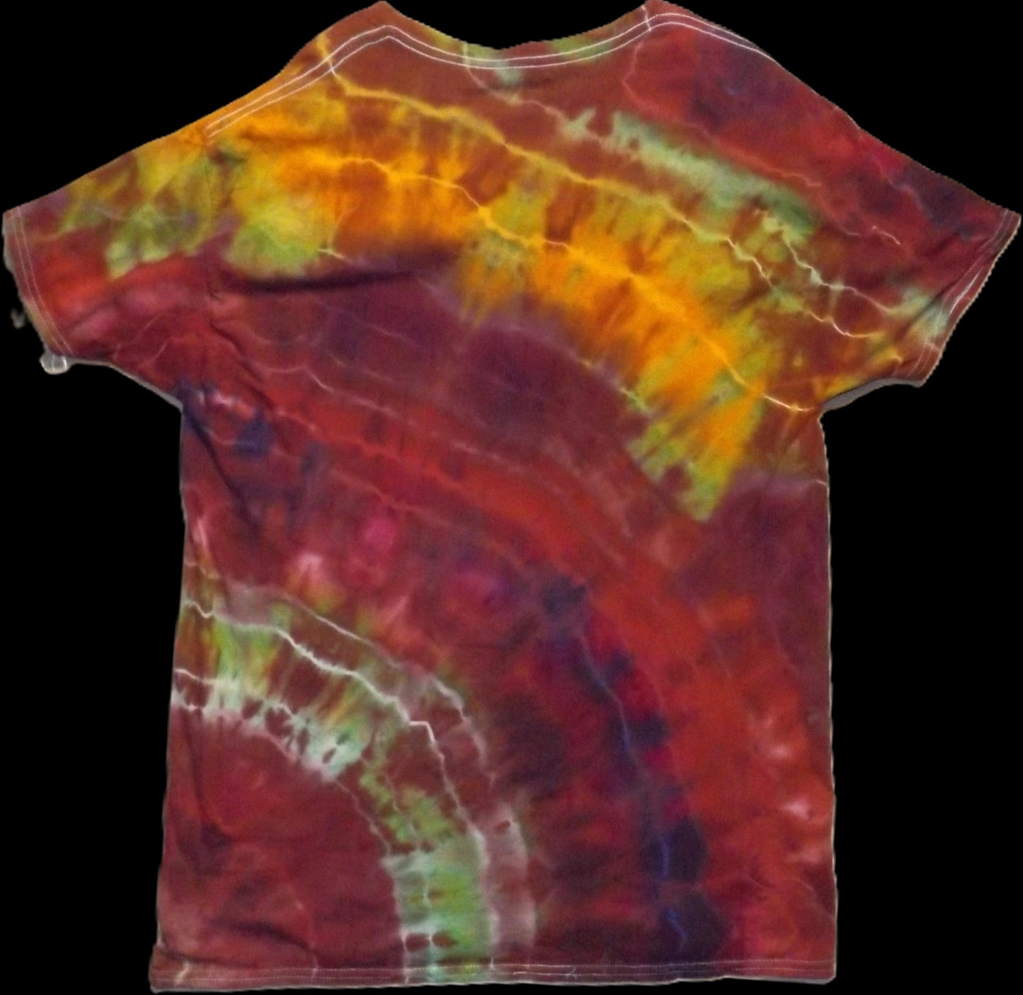 Geode Tie-dye Large V-Neck T-shirt Earth Geode
