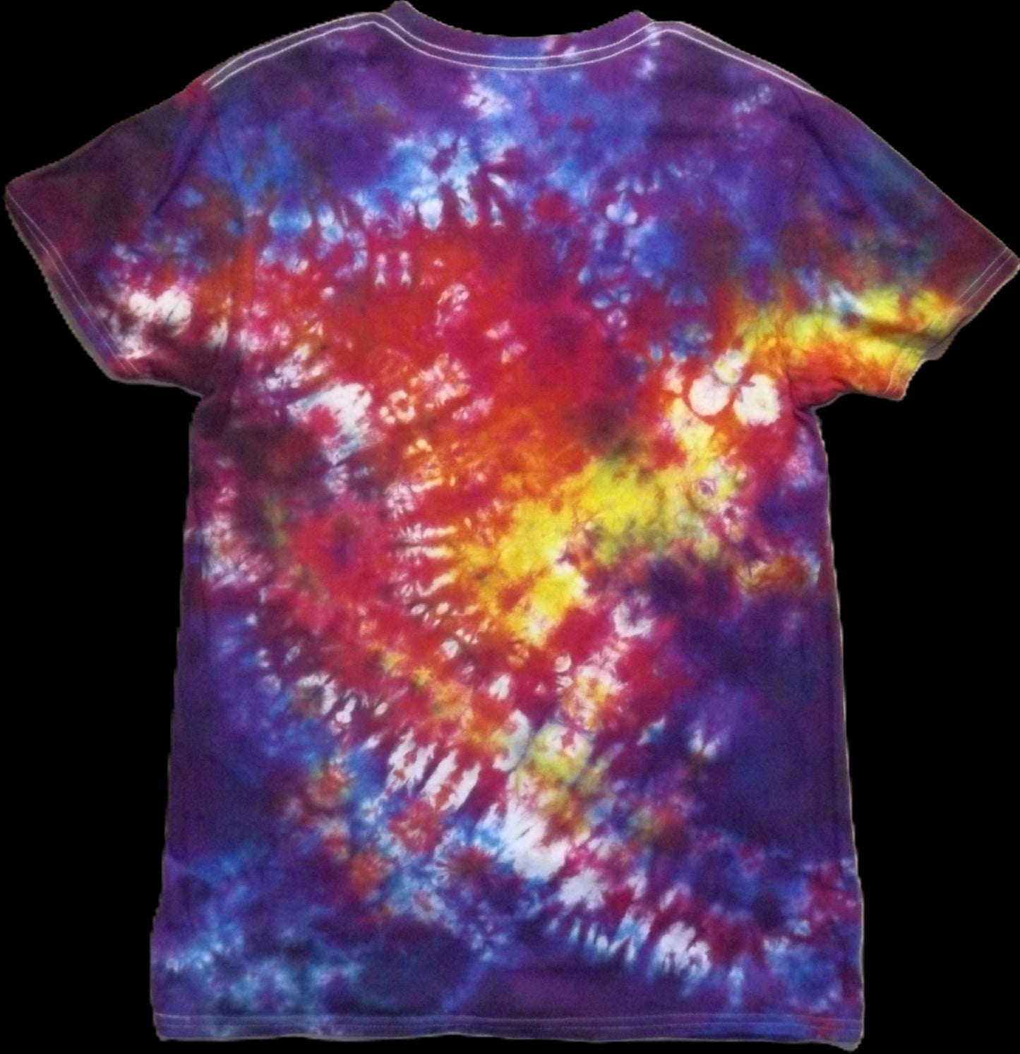 Galaxy Tie-dye Medium Crew Neck T-shirt Galaxy Rainbow