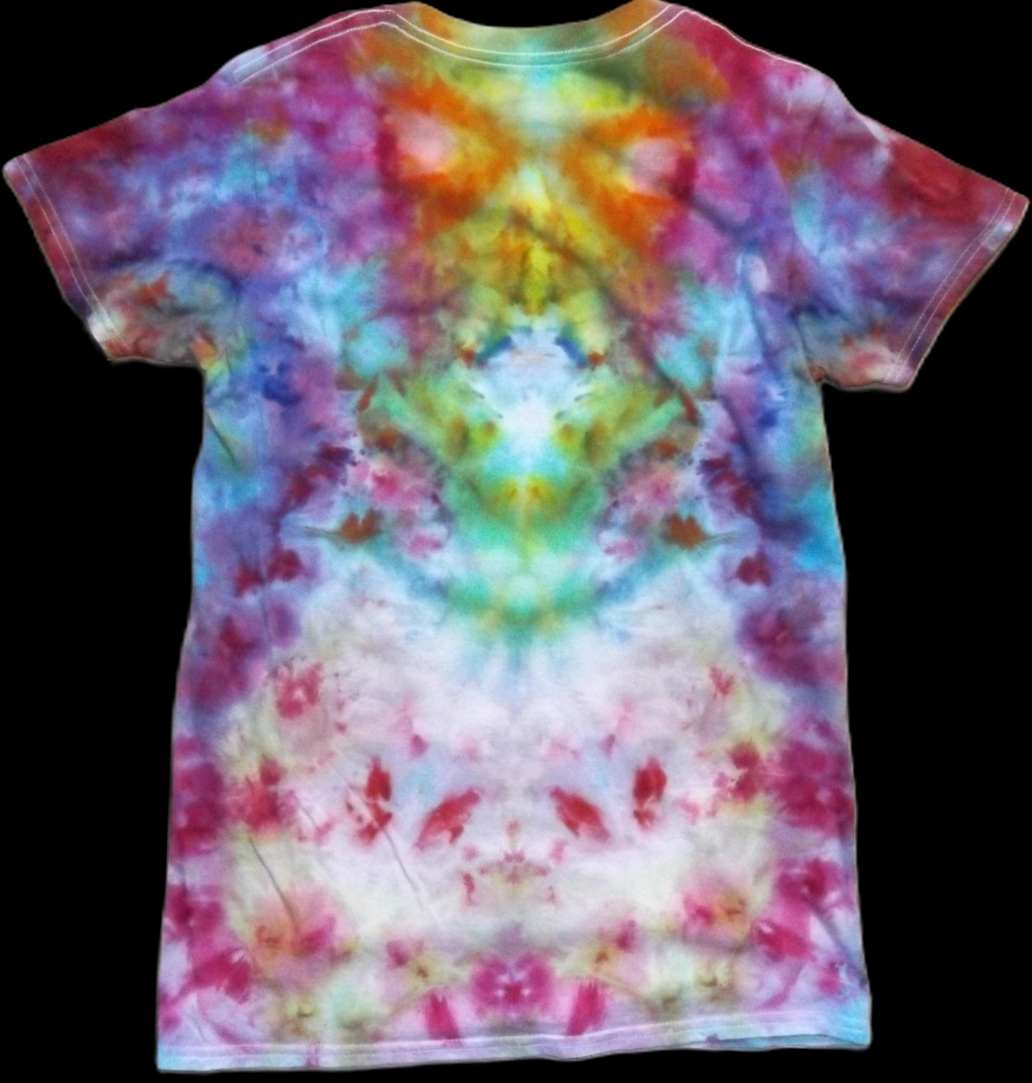 Ice Tie-dye Small Crew Neck T-shirt Color Circus