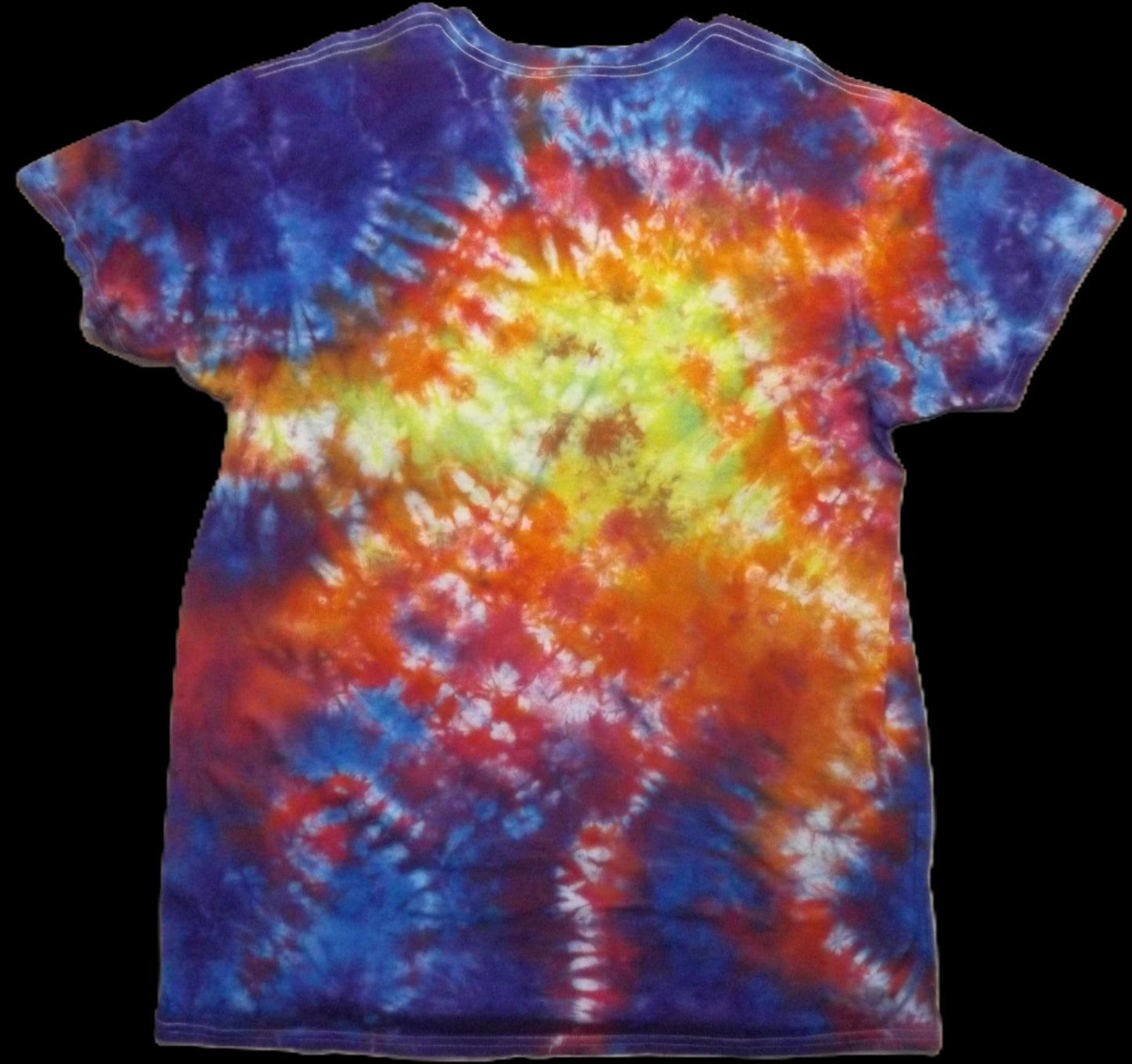 Galaxy Tie-dye XL Crew Neck T-shirt Rainbow Galaxy