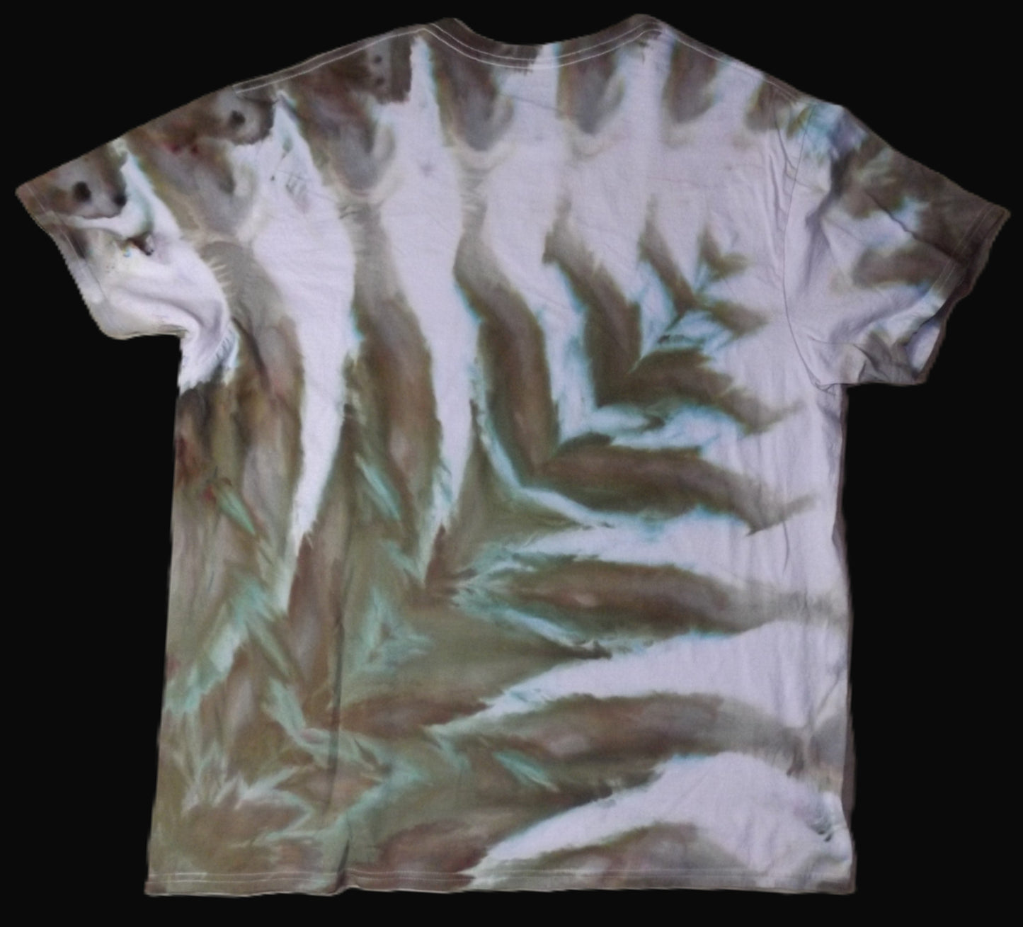 Ice Tie-dye XL Crew Neck T-shirt Pink Ice