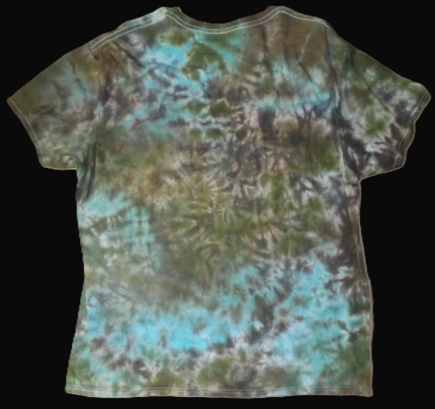 Scrunch Tie-dye XL Crew Neck T-shirt Camo Scrunch