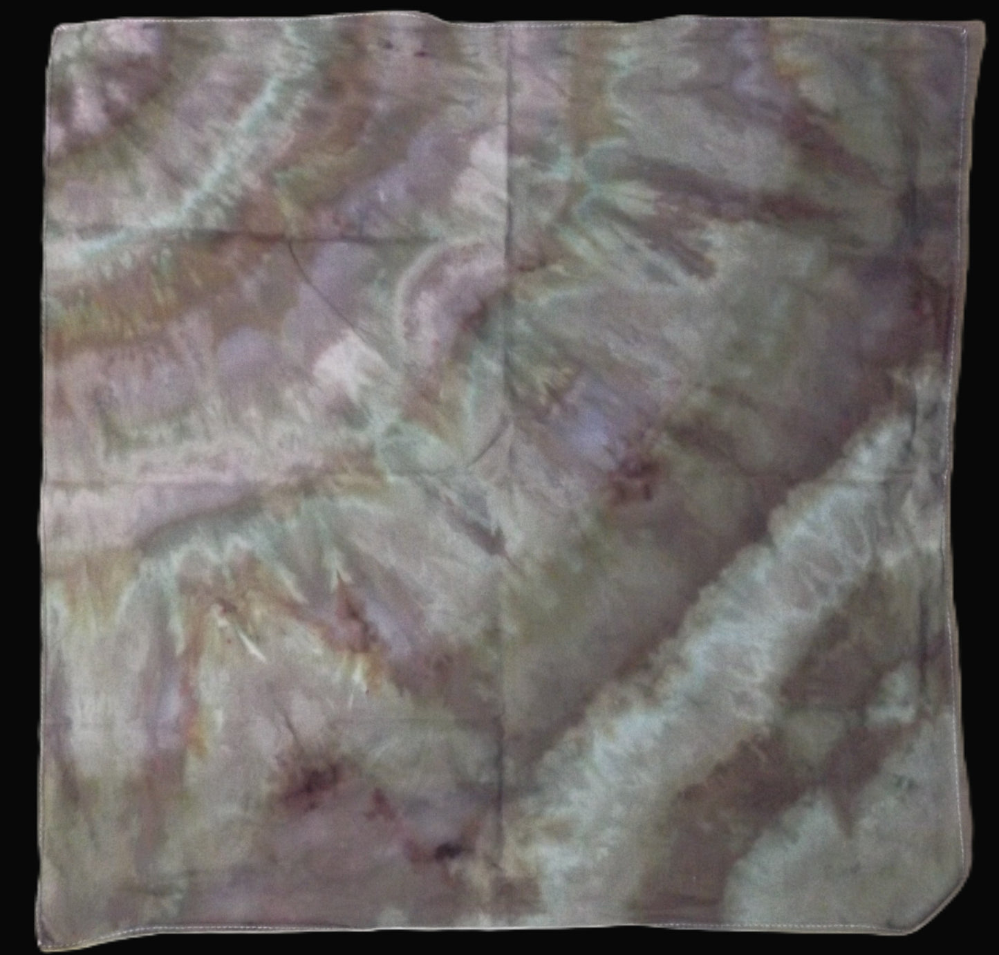 Bandana Ice Tie-dye 20 X 20 Olive Twist