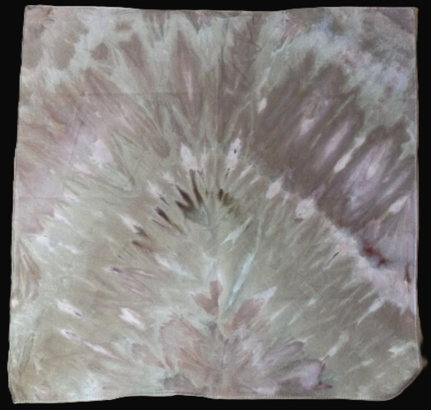 Bandana Ice Tie-dye 20 X 20 Khaki Twist