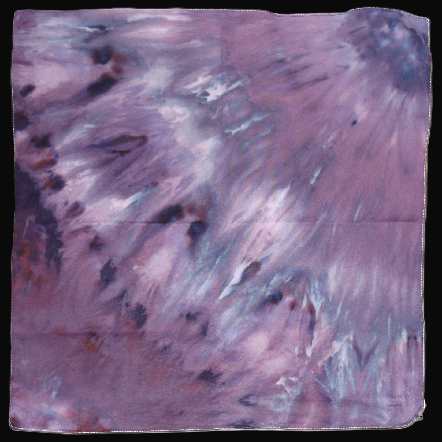 Bandana Ice Tie-dye 20 X 20 Purple Ice Two