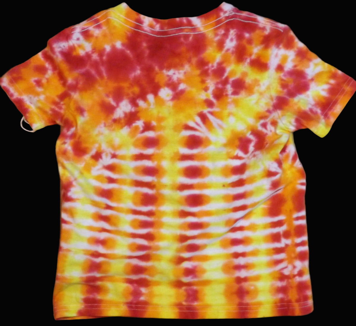 Kids Pleat Tie-dye Medium Crew Neck T-shirt Roy Pleat