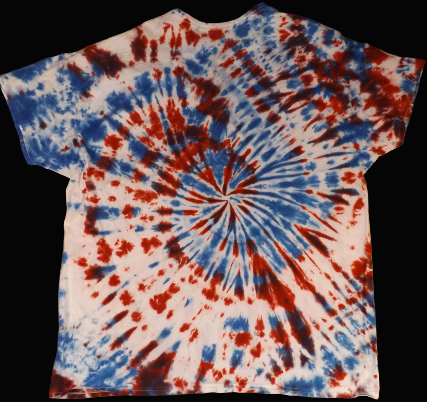 Spiral Tie-dye 2X V-Neck T-shirt American Colors Too