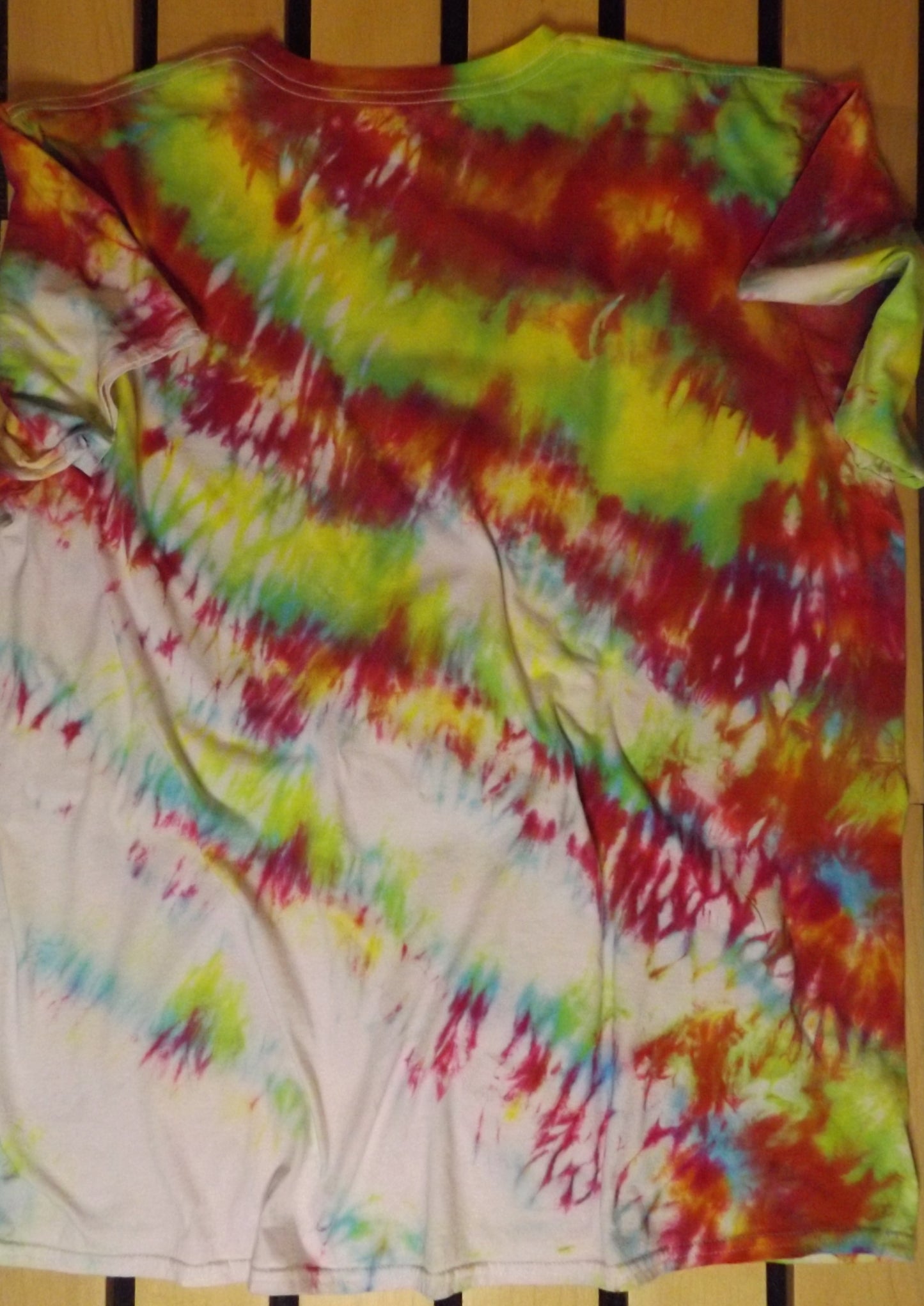 Shibori Tie-dye 2X Crew Neck T-shirt Grinch Vibes