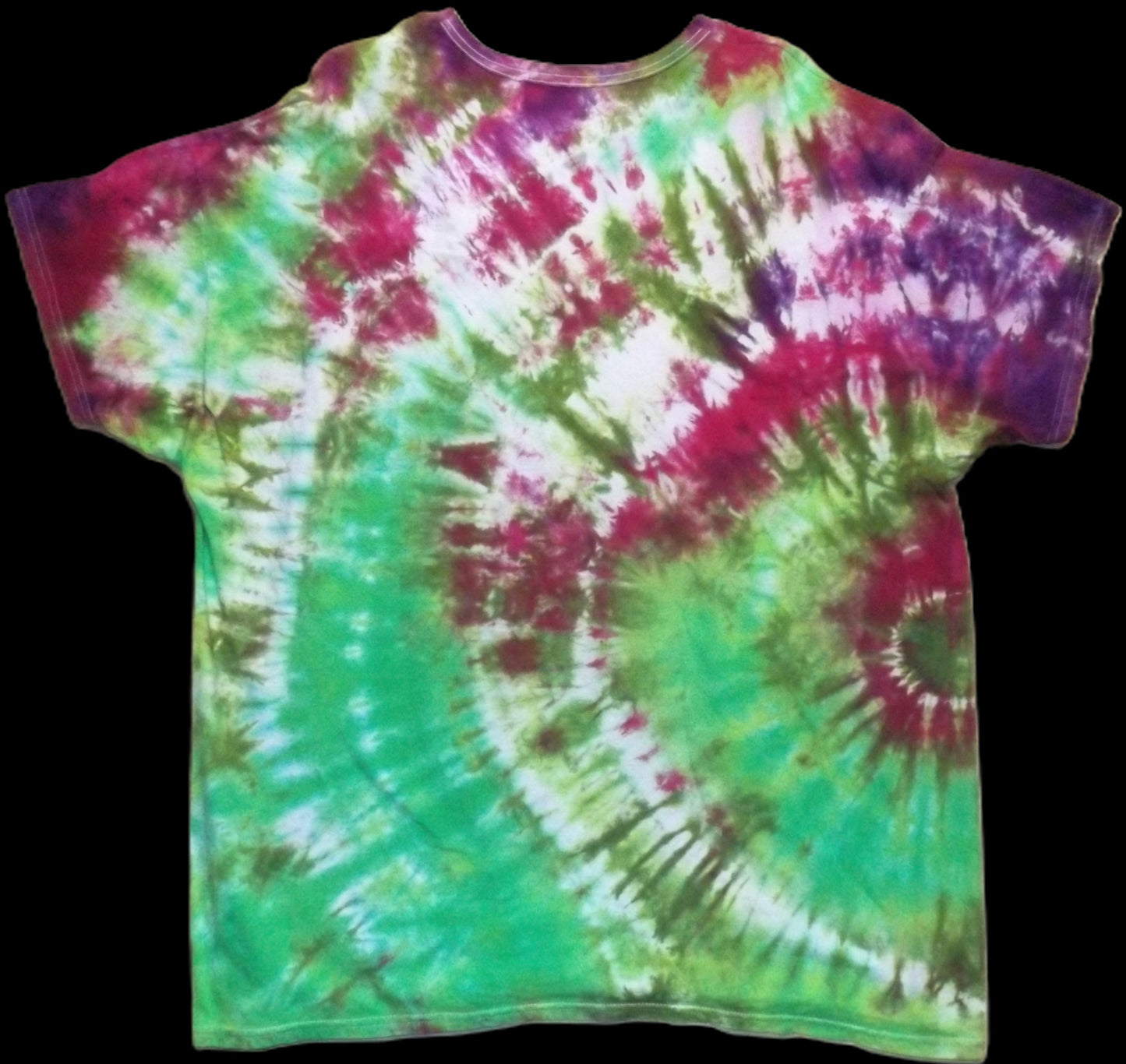 Circle Tie-dye 2X V-Neck T-shirt Merry and Bright