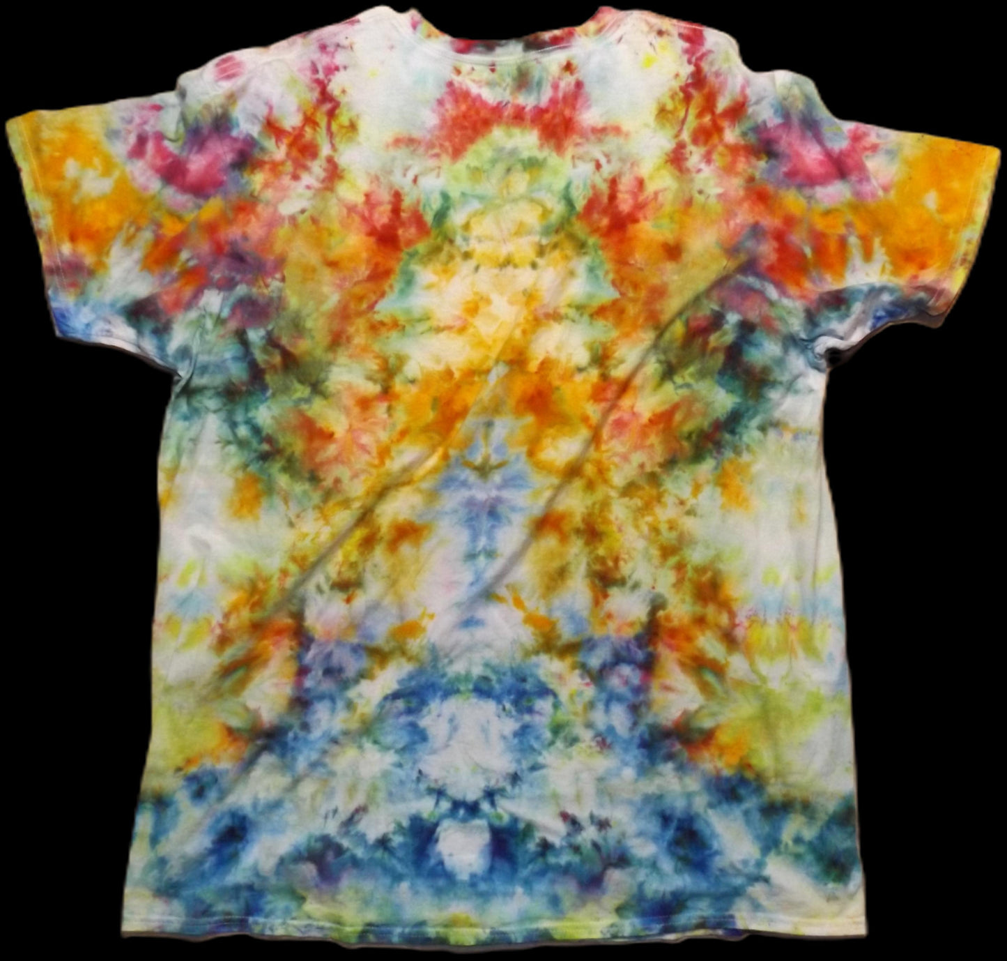 Ice Tie-dye 2X Crew Neck T-shirt Multicolor