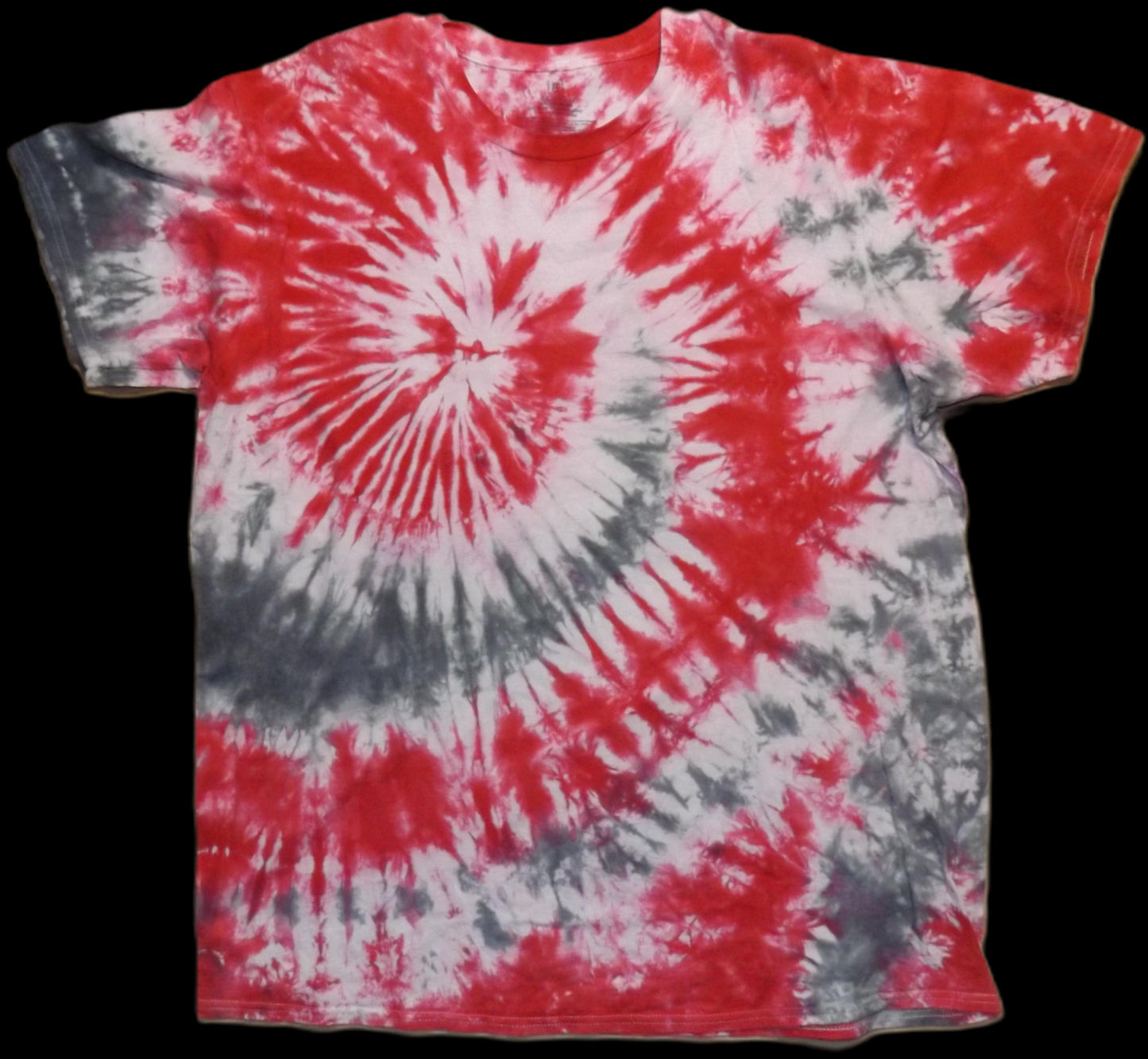Spiral Tie-dye 2X Crew Neck T-shirt Tampa Bay Bucs Colors