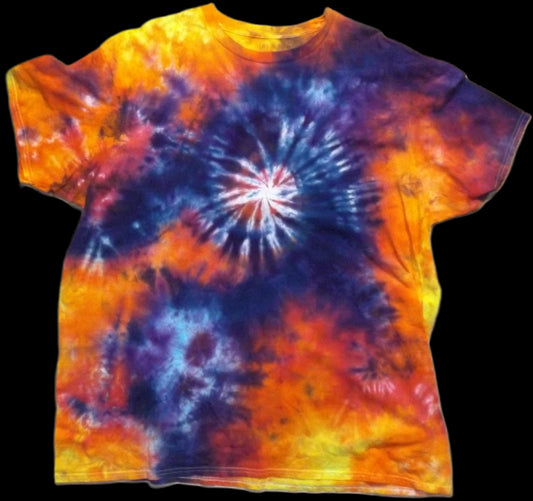 Galaxy Tie-dye 3X Crew Neck T-shirt Star in Space