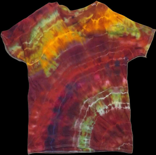 Geode Tie-dye Large V-Neck T-shirt Earth Geode