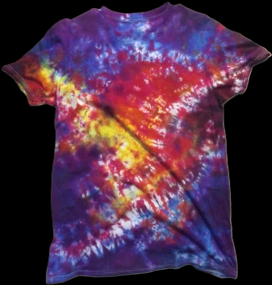 Galaxy Tie-dye Medium Crew Neck T-shirt Galaxy Rainbow
