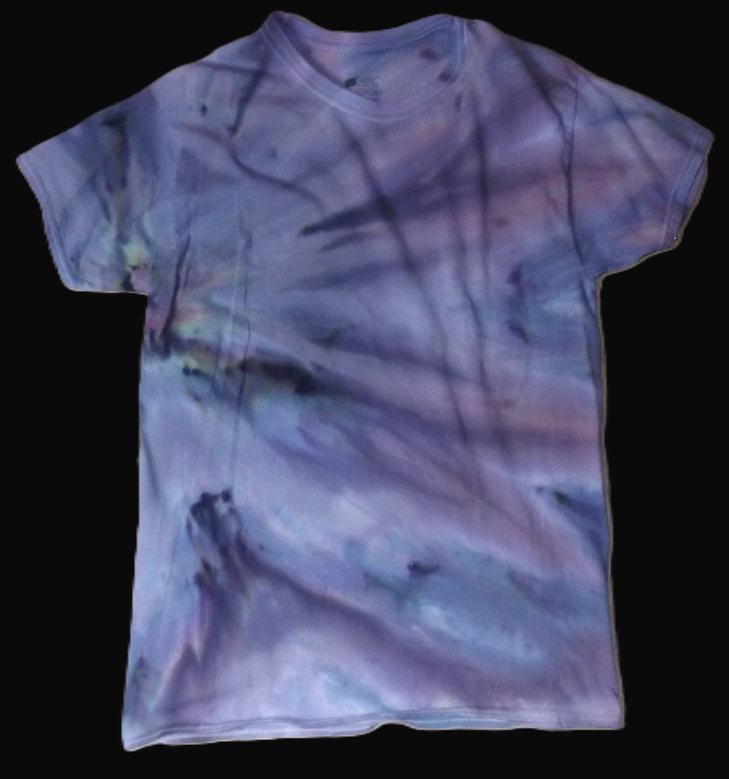 Ice Tie-dye Medium Crew Neck T-shirt Name Kal-eye Twist