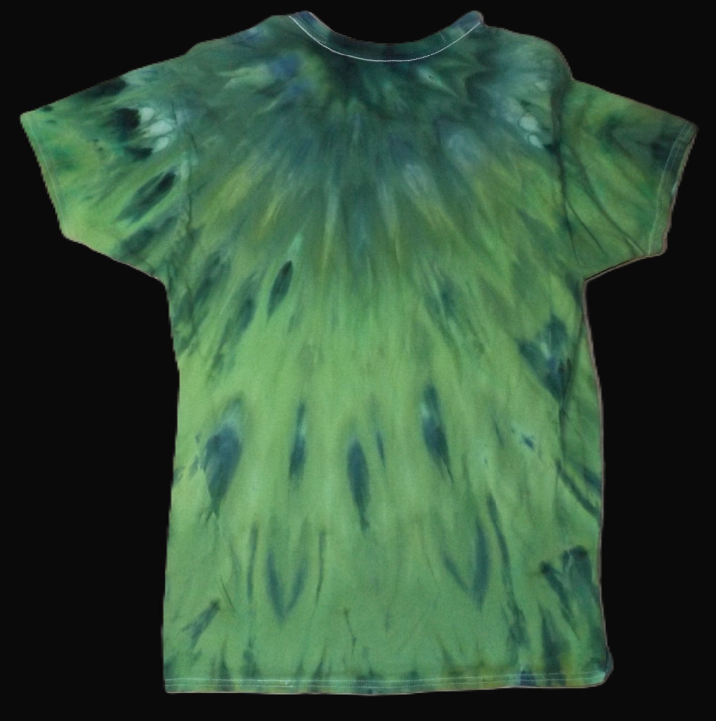 Ice Tie-dye Medium Crew Neck T-shirt Green Ice