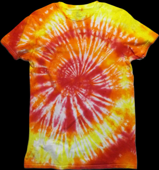 Spiral Tie-dye Medium Crew Neck T-shirt ROY Spiral