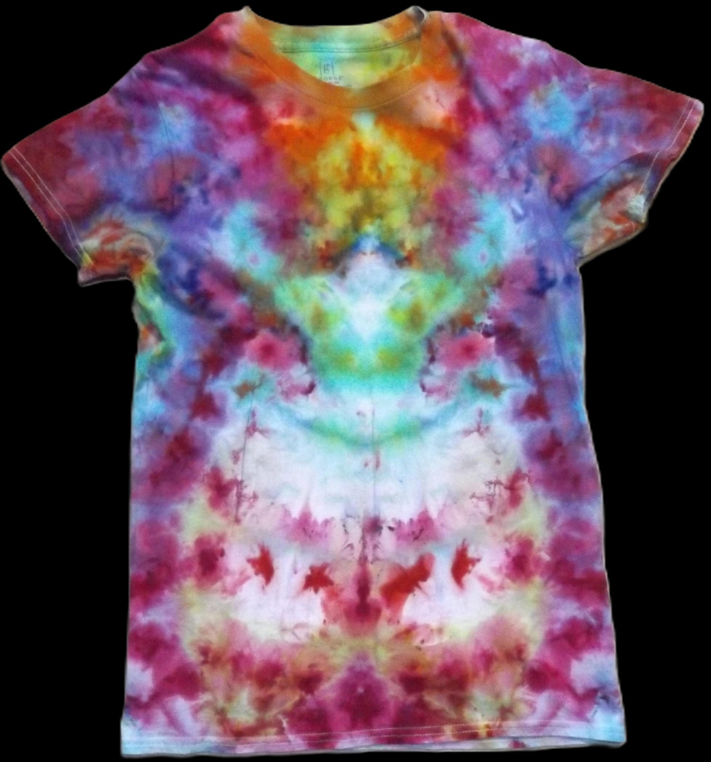 Ice Tie-dye Small Crew Neck T-shirt Color Circus