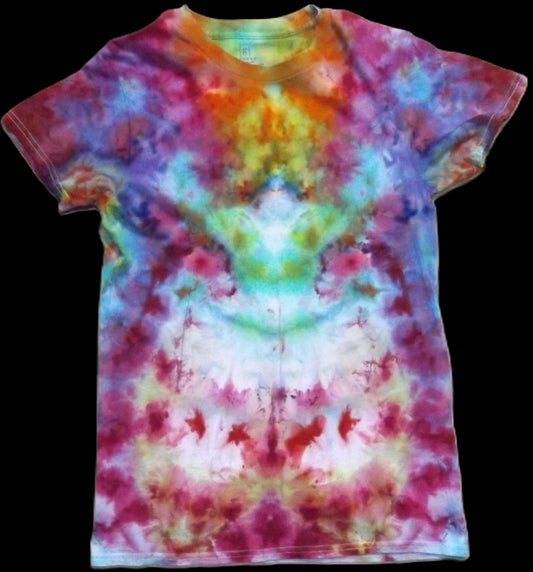 Ice Tie-dye Small Crew Neck T-shirt Color Circus