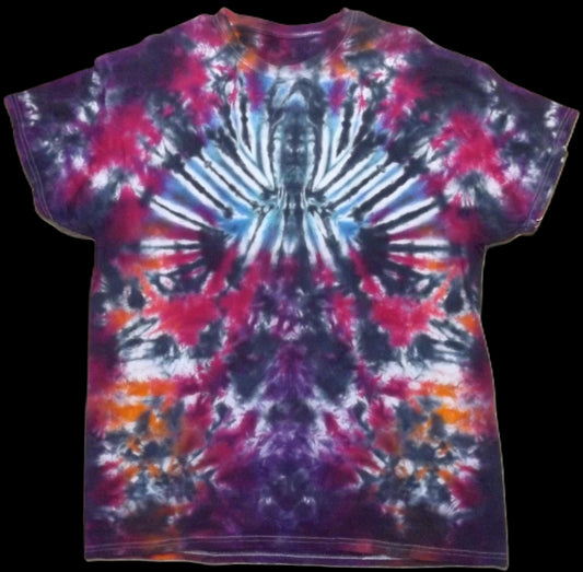 Pleat Tie-dye XL Crew Neck T-shirt Head Scratcher