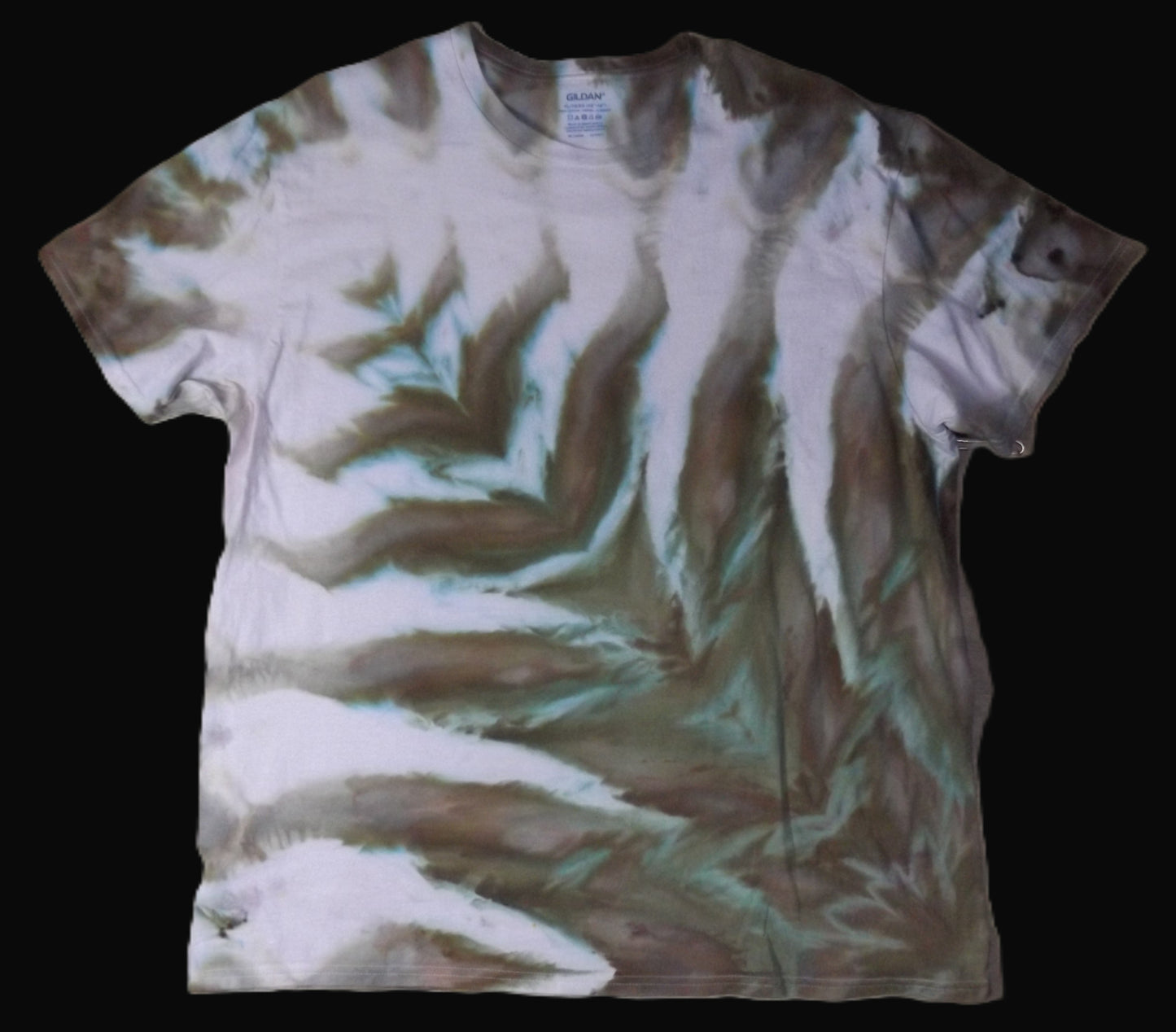 Ice Tie-dye XL Crew Neck T-shirt Pink Ice