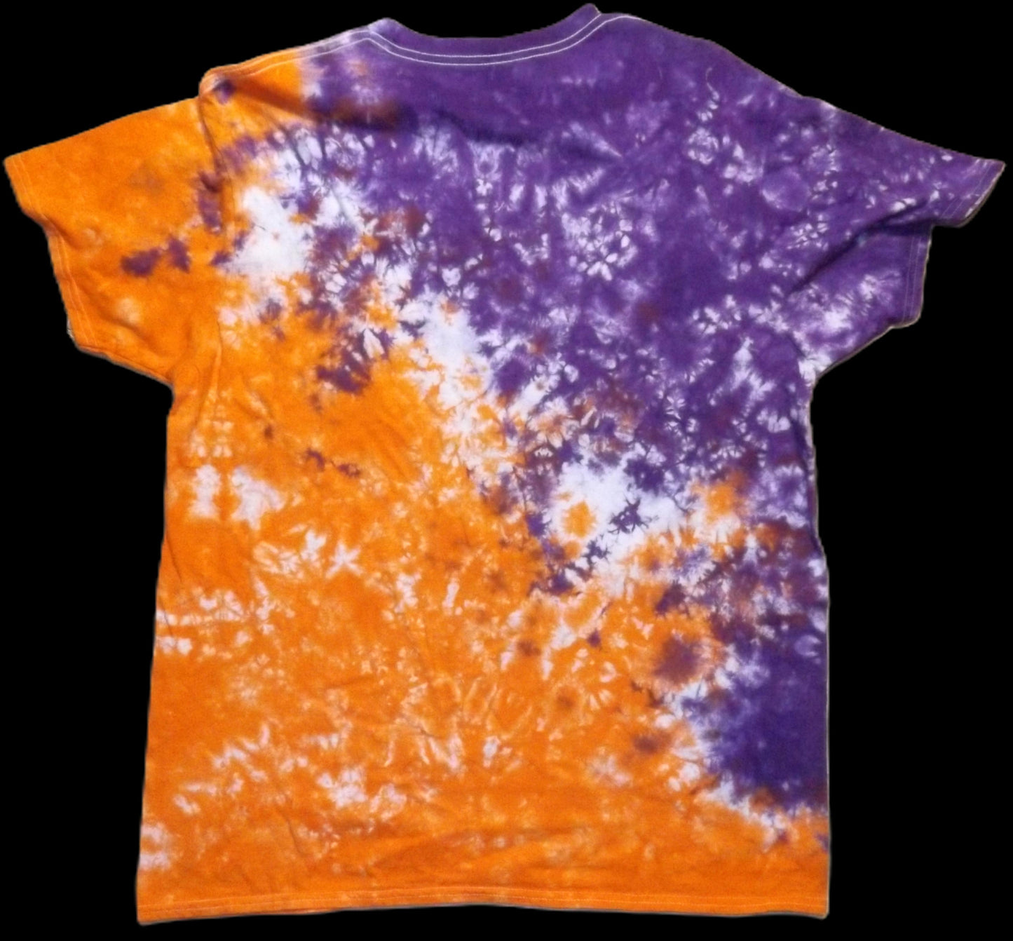 Scrunch Tie-dye XL Crew Neck T-shirt Go Clemson