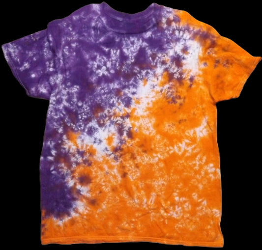 Scrunch Tie-dye XL Crew Neck T-shirt Go Clemson