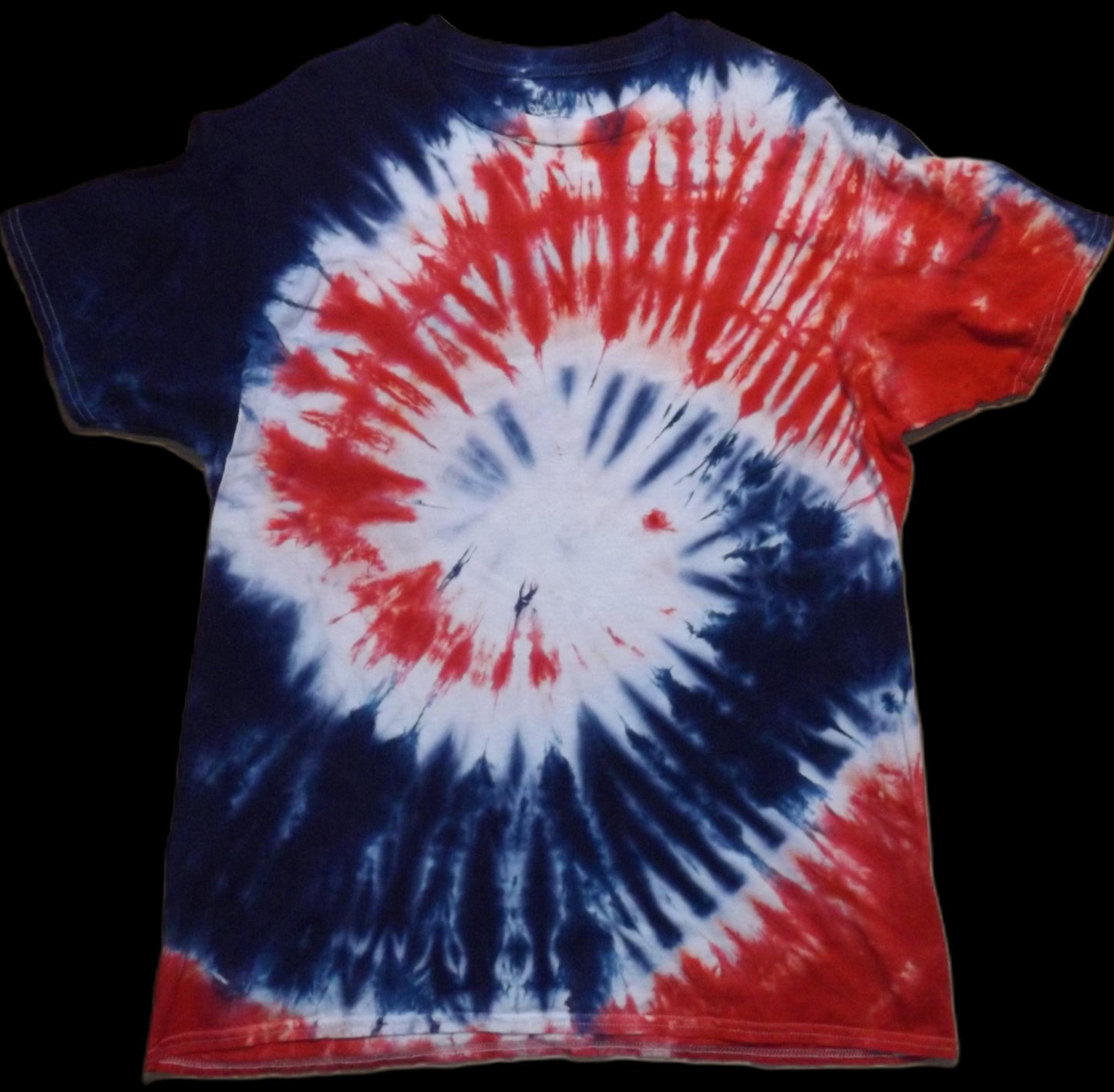 Spiral Tie-dye XL Crew Neck T-shirt Pretty