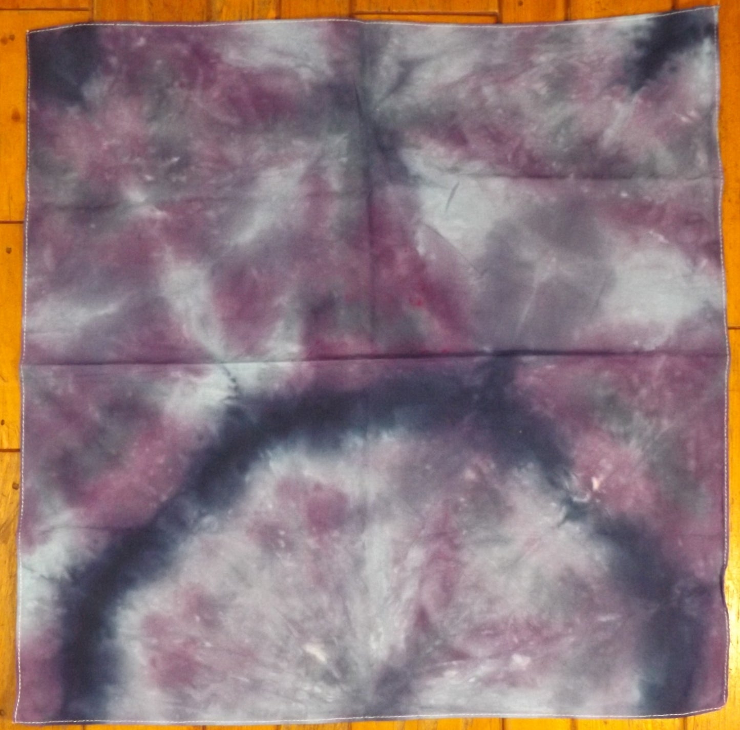 Bandana Circles Tie-dye 20x20 Purple Dance