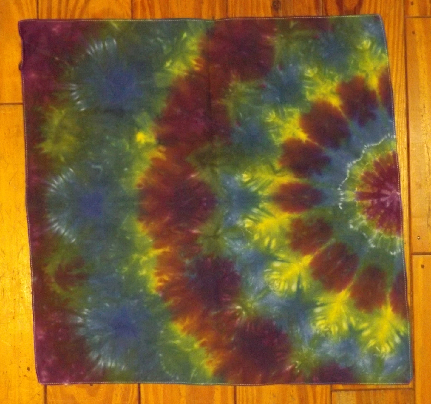 Bandana Circles Tie-dye 20x20 Mandala