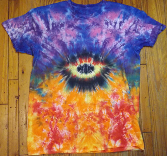 Eye Tie-dye XL Crew Neck T-shirt Multi Color