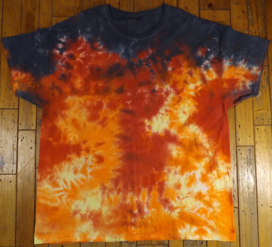 Galaxy Tie-dye 3X Crew Neck Rainbow Galaxy