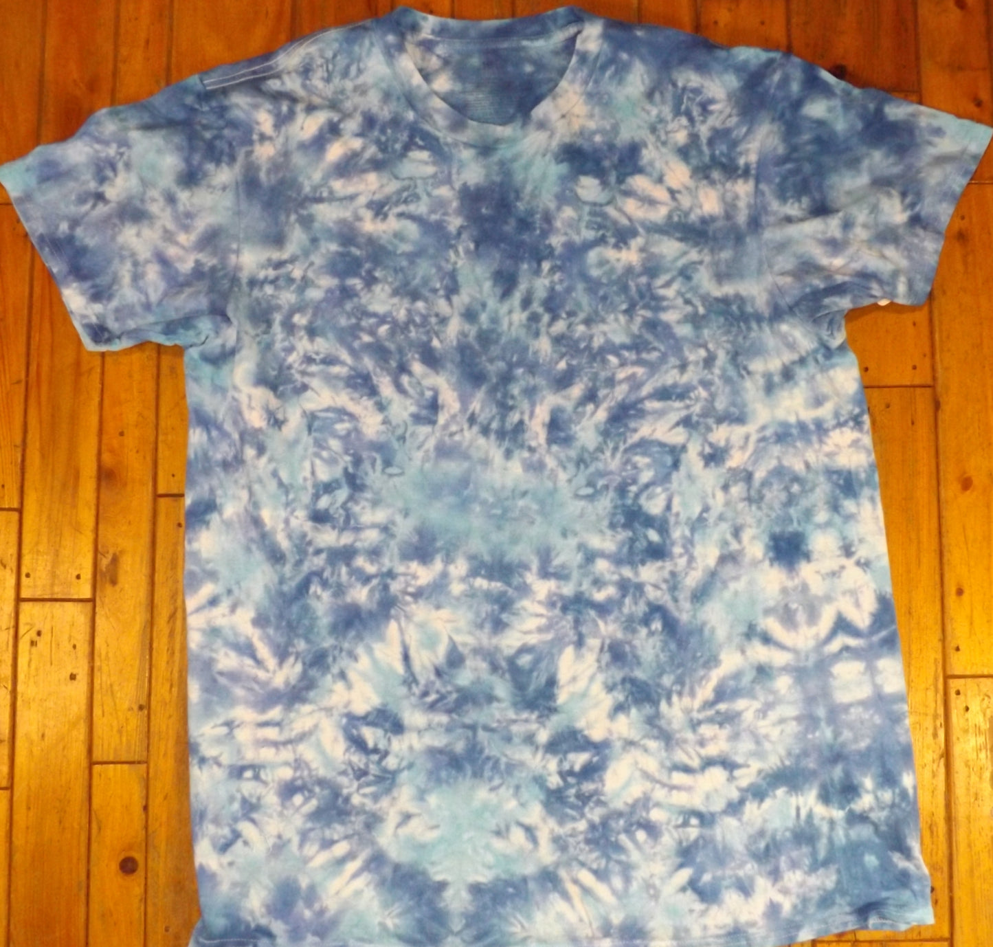 Galaxy Tie-dye XL Crew Neck Blue Galaxy