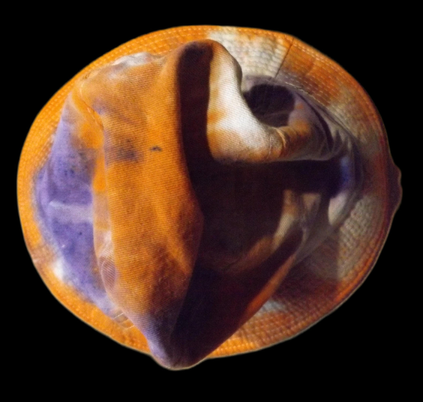 Hat Bucket Style Orange and Purple