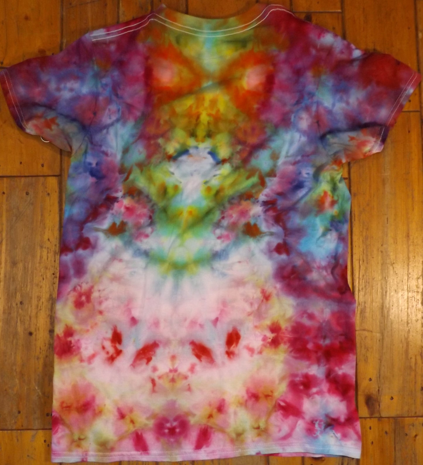 Ice Tie-dye Small Crew Neck T-shirt Color Circus