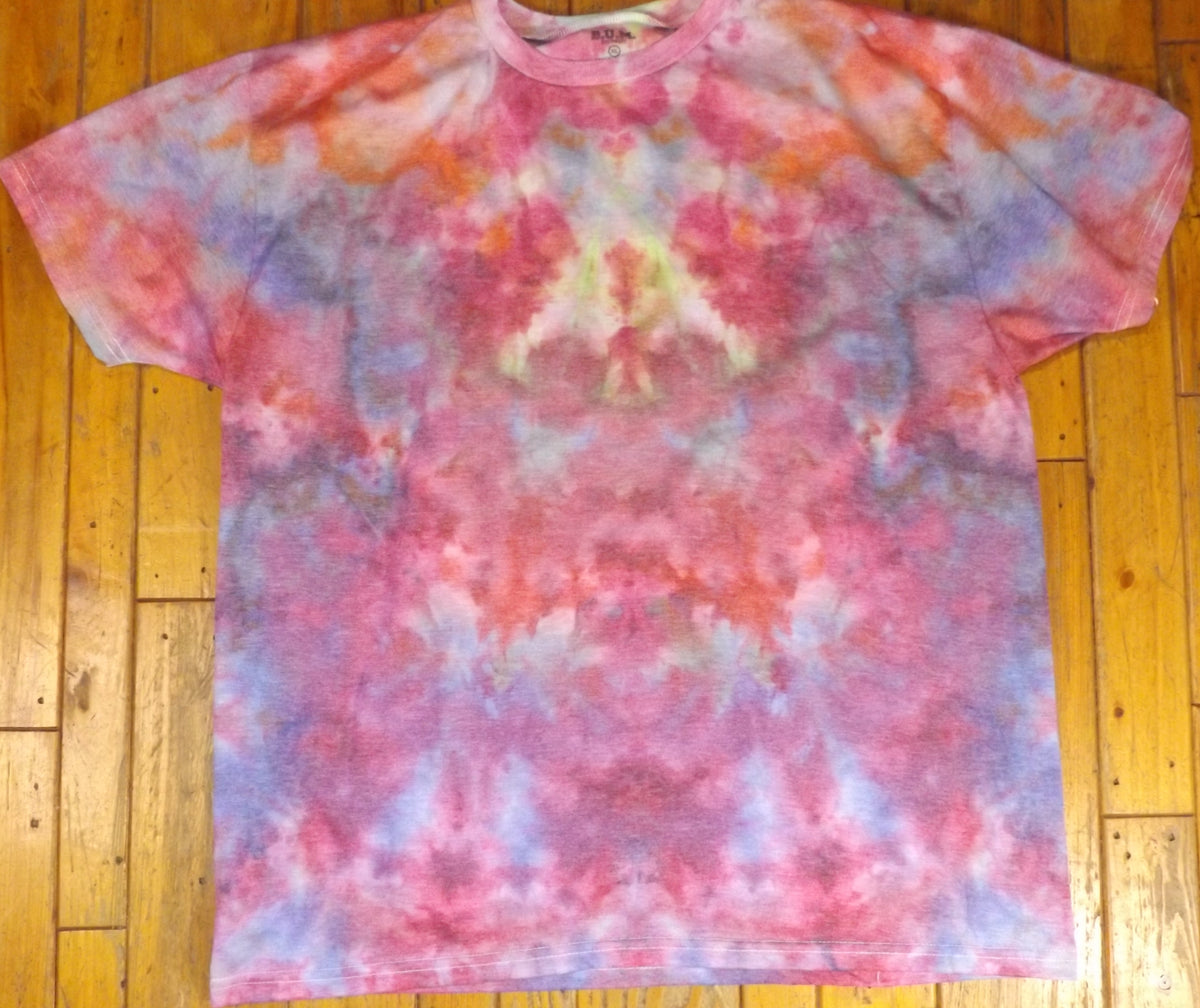 Ice Tie-dye XL Crew Neck T-shirt Stoked