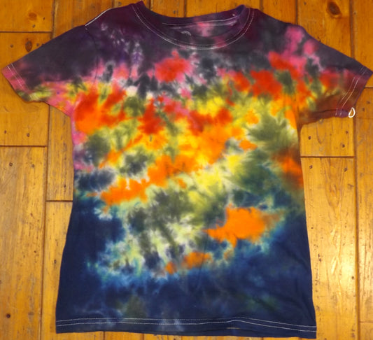 Kids Galaxy Tie-dye Medium Crew Neck Galaxy Too