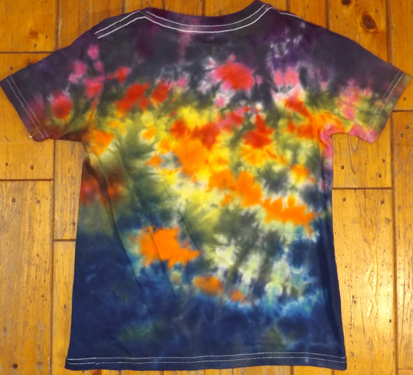 Kids Galaxy Tie-dye Medium Crew Neck Galaxy Too