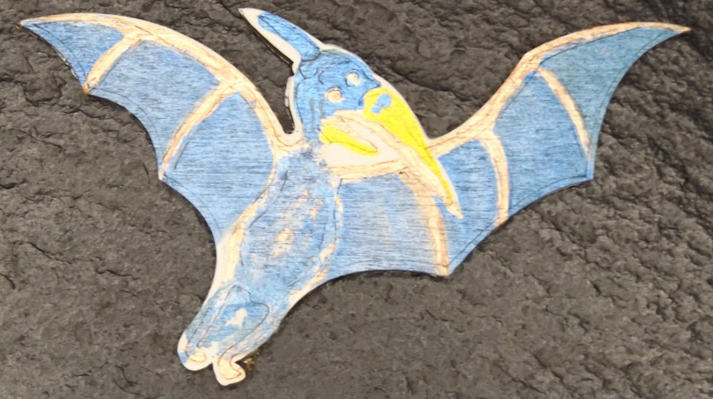 Magnet Dinosaur Blue Pterodactyl