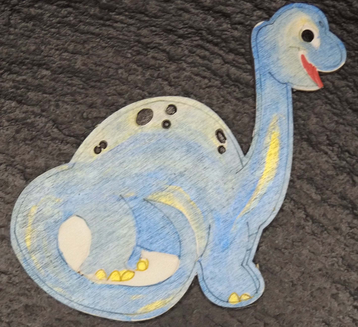 Magnet Dinosaur Blue Brontosaurus