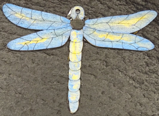 Magnet Dragonfly Blue and Gold