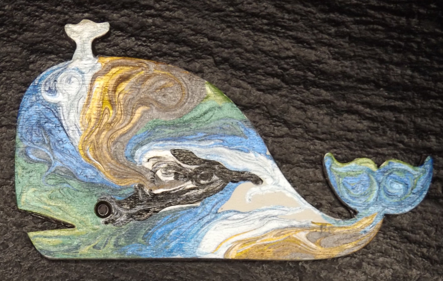 Magnet Whale Sea Colors