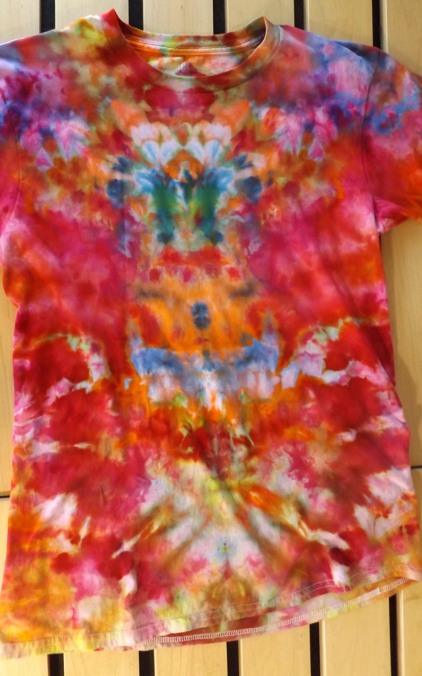 Ice Tie-dye Medium Crew Neck T-shirt Messy Perfection