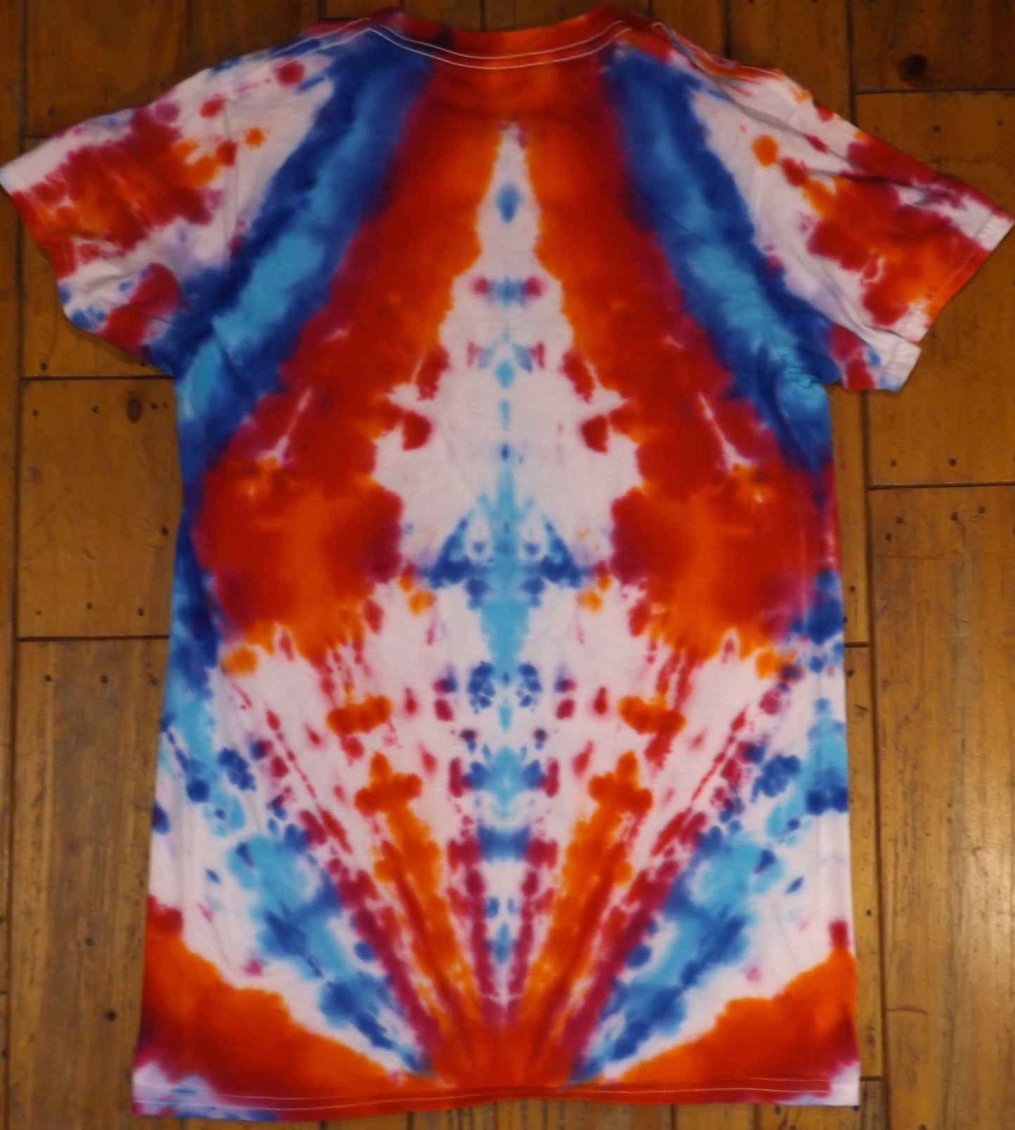 Mirror Tie-dye Small Crew Neck T-shirt Diamond