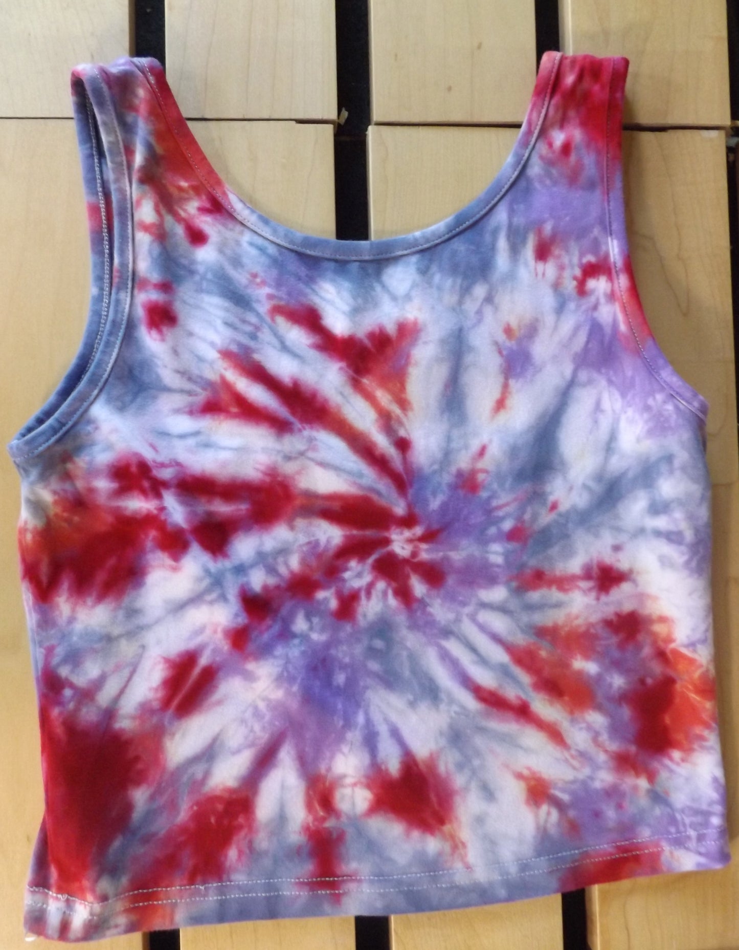 Sport Top Spiral Tie-dye Medium Tank Get Physical