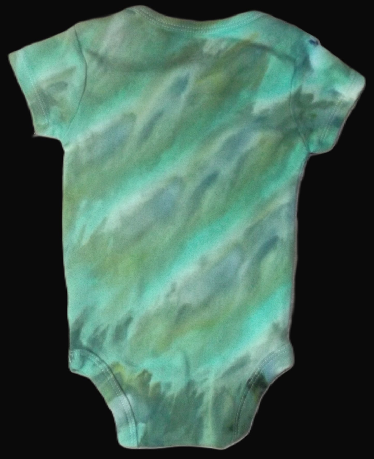 Onesie Ice Tie-dye 0-3 Month Green Camo Ice