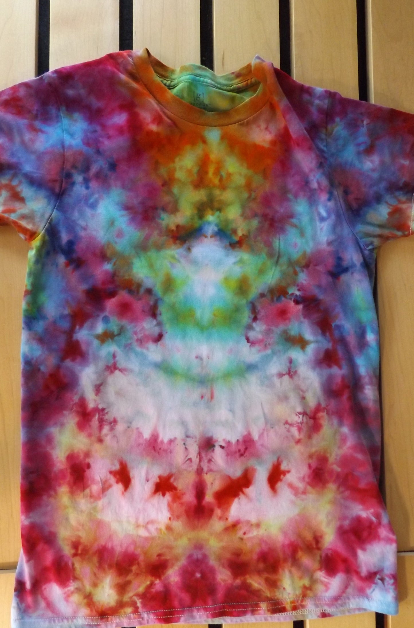 Ice Tie-dye Small Crew Neck T-shirt Color Circus