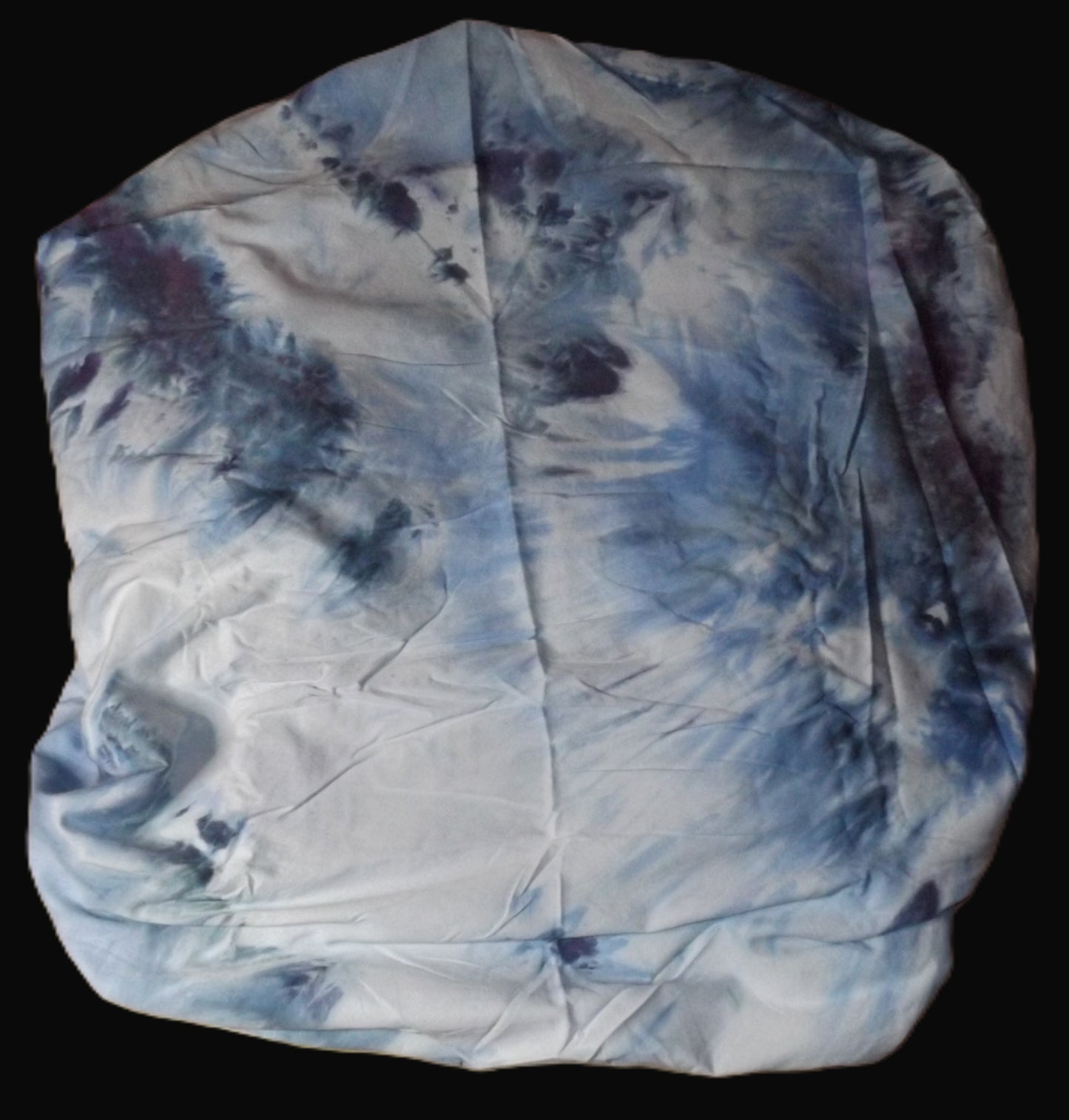 Bedding Ice Tie-dye 3-piece Twin Sheet Set Winter Blue Twist