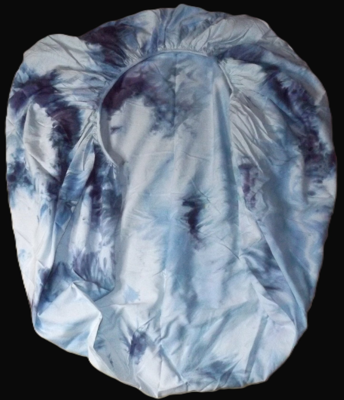 Bedding Ice Tie-dye 3-piece Twin Sheet Set Winter Blue Twist